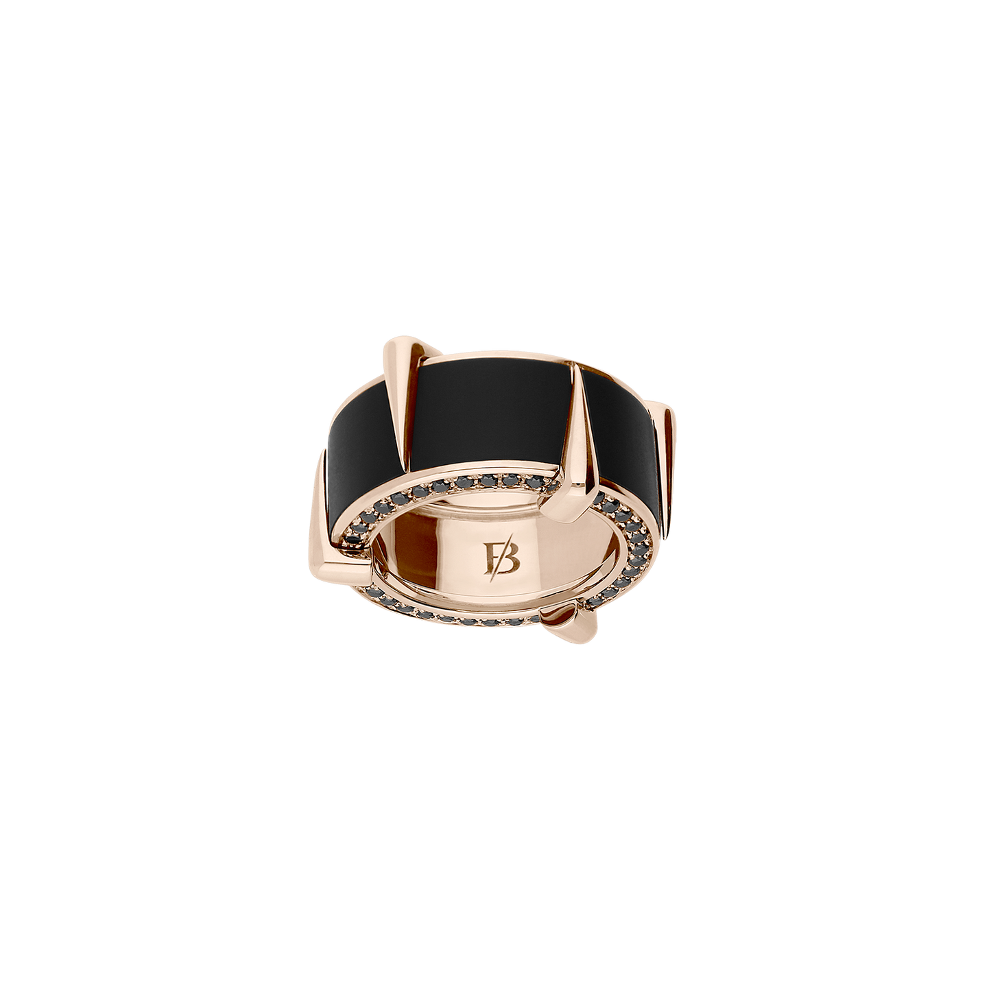 Enclaws Ring F-A10210/BLCN-R