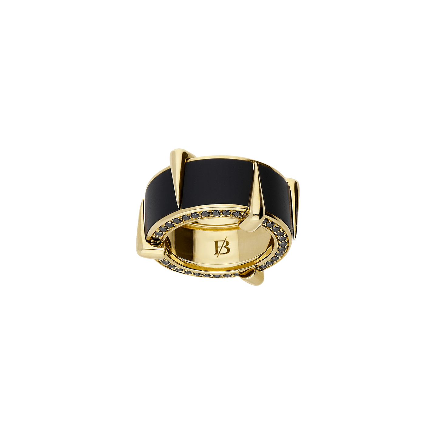 Enclaws Ring F-A10210/BLCN-Y