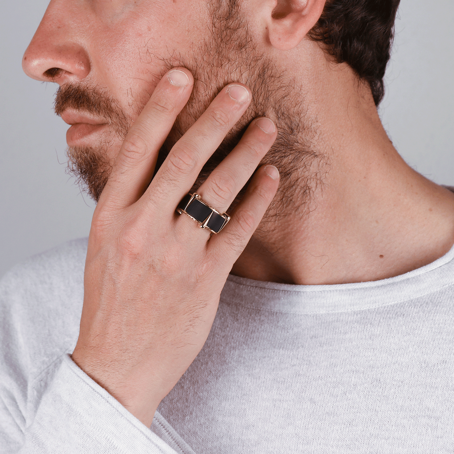 Enclaws Ring F-A10210/BLCN-Y
