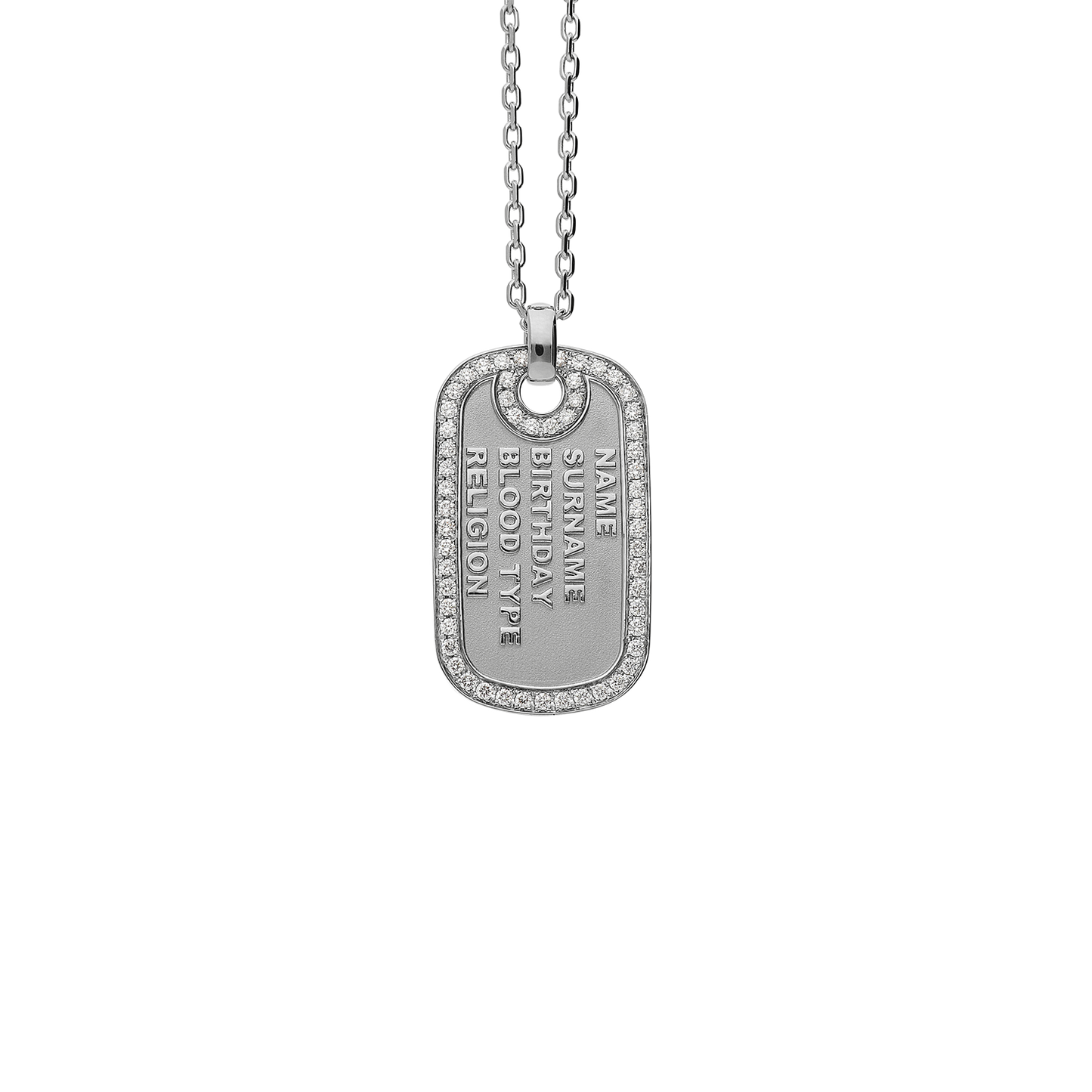 Bravetag Necklace F-G6351/W-W
