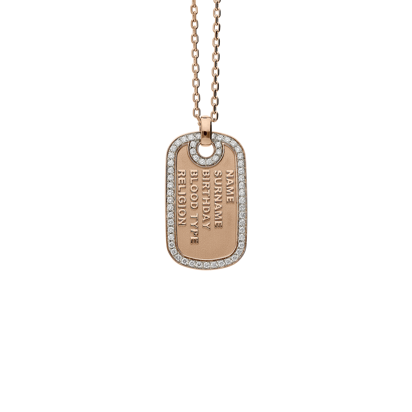 Bravetag Necklace F-G6351/W-R
