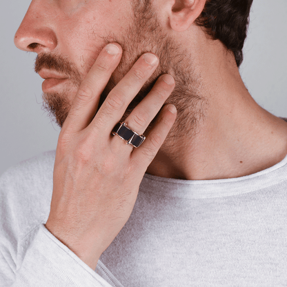 Enclaws Ring F-A10210/BLCN-R