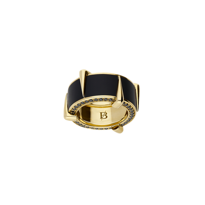 Enclaws Ring F-A10210/BLCN-Y