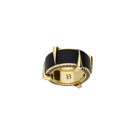 Enclaws Ring F-A10210/BLCN-Y