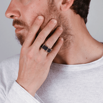 Enclaws Ring F-A10210/BLCN-Y
