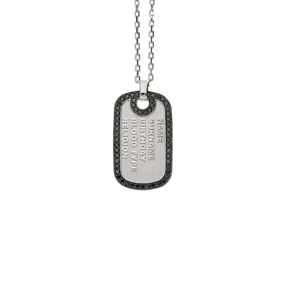 Bravetag Necklace F-G6351/BL-W2