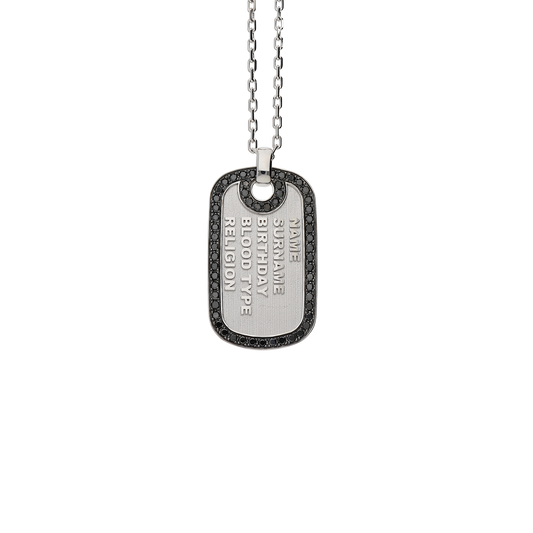 Bravetag Necklace F-G6351/BL-W2