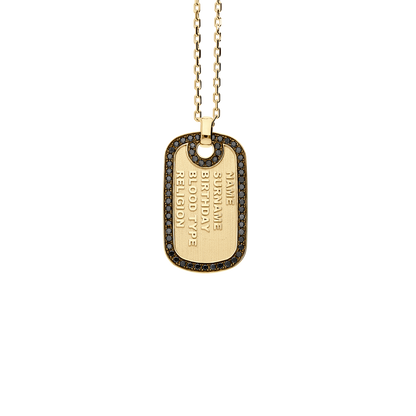 Bravetag Necklace F-G6351/BL-Y2