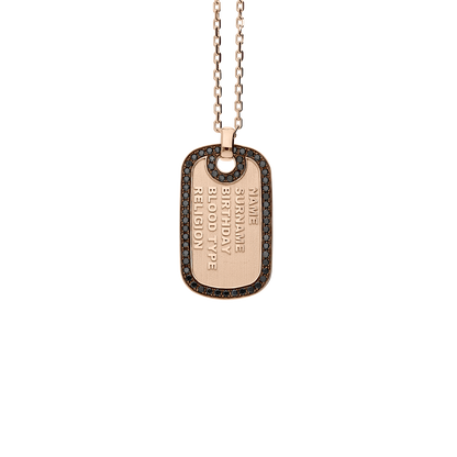 Bravetag Necklace F-G6351/BL-R2