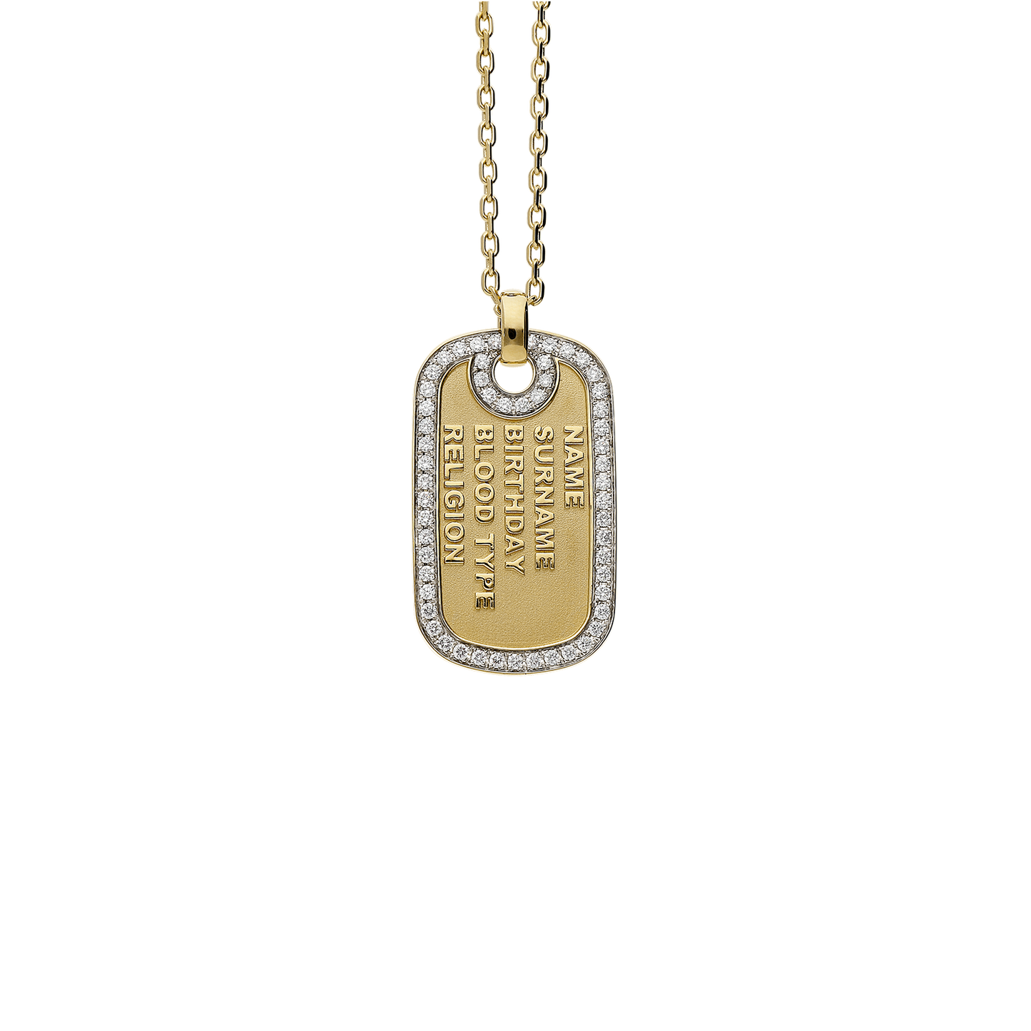 Bravetag Necklace F-G6351/W-Y