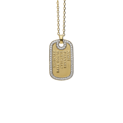 Bravetag Necklace F-G6351/W-Y