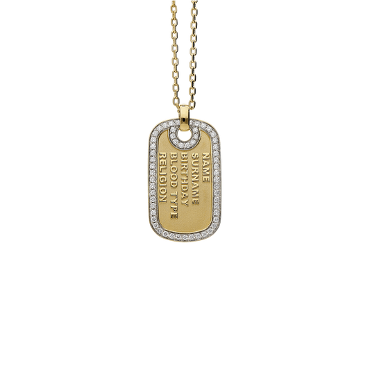 Bravetag Necklace F-G6351/W-Y