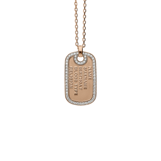 Bravetag Necklace F-G6351/W-R